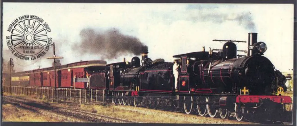 1981 $1.10 Aust Railway Historical Society - SA ... Image 1++