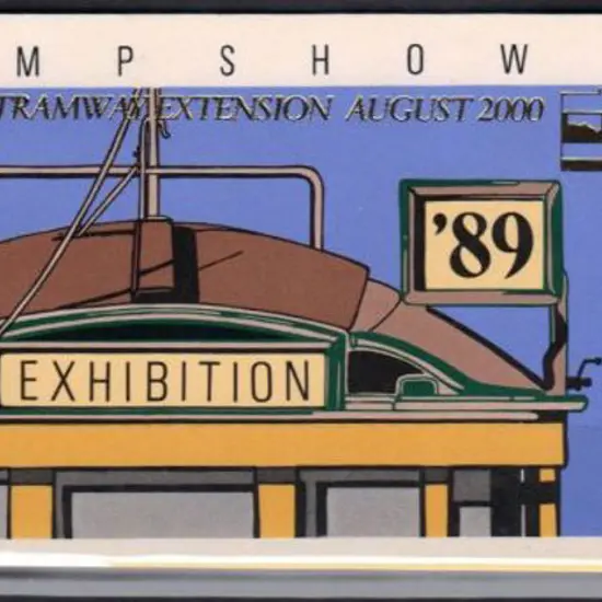 1989 Trams booklet overprinted "SYDNEY TRAMWAY ...