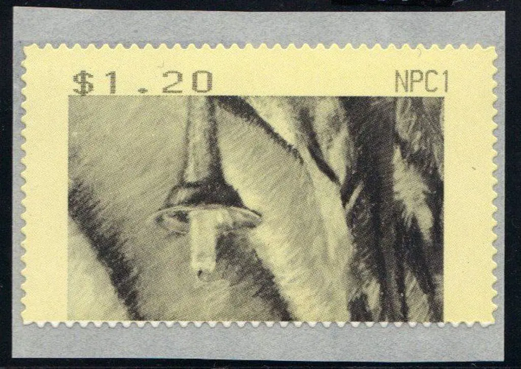 1993 $1.20 black dummy Trial CPS (Counter Printed ... Image 1++