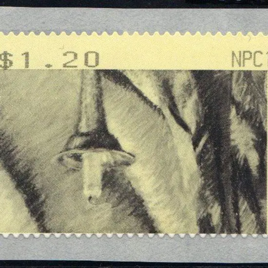 1993 $1.20 black dummy Trial CPS (Counter Printed ...
