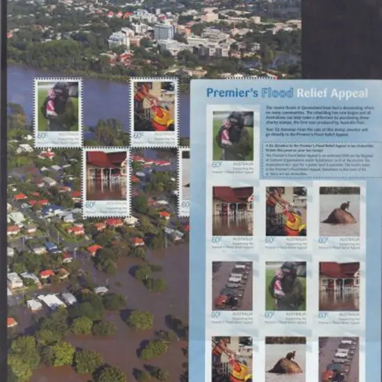 2011 Premier's Flood Relief Appeal Self adhesive ...