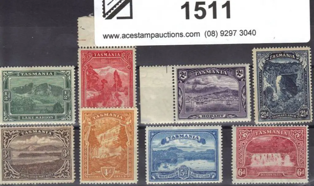 1899/1900 Pictorial set of 8. MLH. SG 229/236 Cat. ... Image 1++
