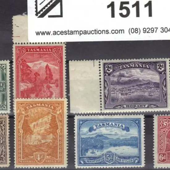 1899/1900 Pictorial set of 8. MLH. SG 229/236 Cat. ...