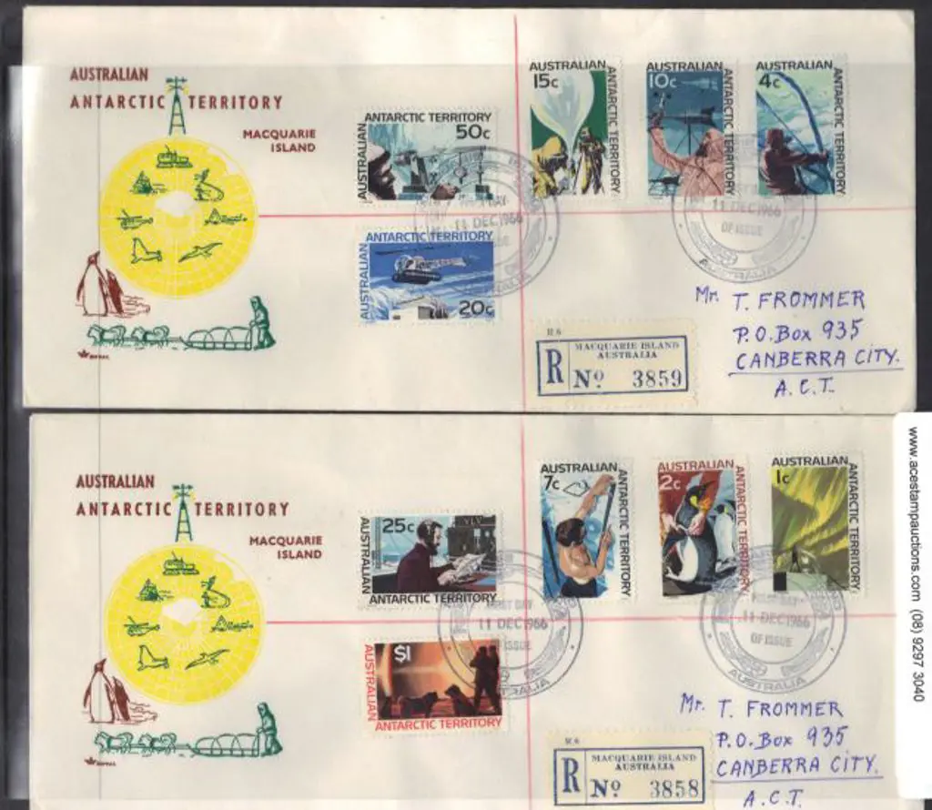 1966 Decimals to $1 (ex 5c) on Royal addressed ... Image 1++