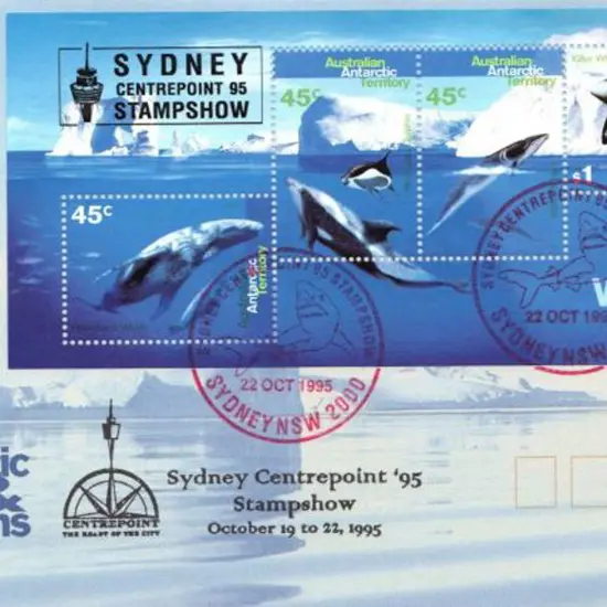 1995 (22nd Oct) Whales & Dolphins Miniature Sheet ...