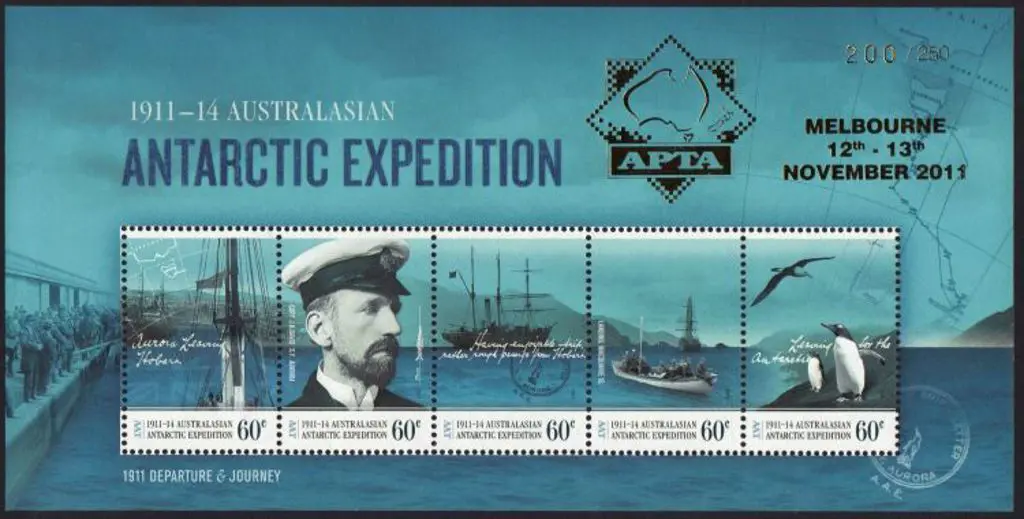 2011 Antarctic Expedition M/S ovpt "APTA MELBOURNE ... Image 1++