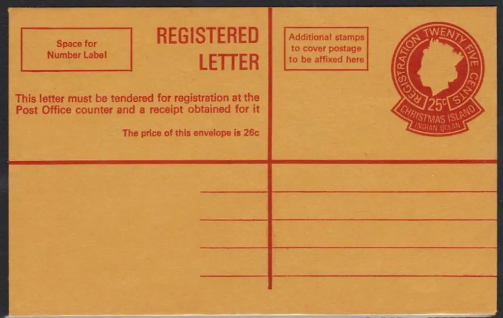 1970 25c Registered Letter. MUH with only1,676 ... Image 1++