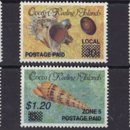 1990/91 Postage Paid/surcharges set of 6 with both ...