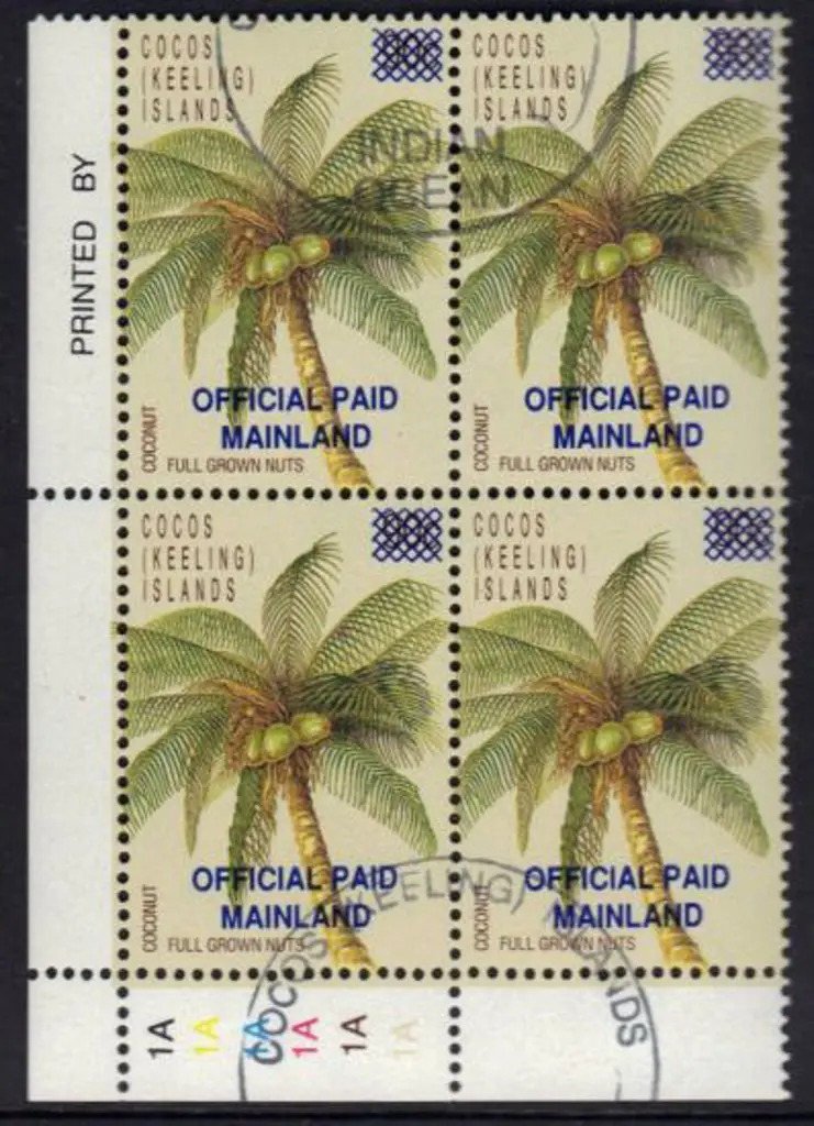 1991 "OFFICIAL MAINLAND PAID" emergency surcharge ... Image 1++