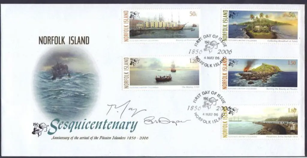2006 (4th May) Sesquicentenary set on FDC signed ... Image 1++