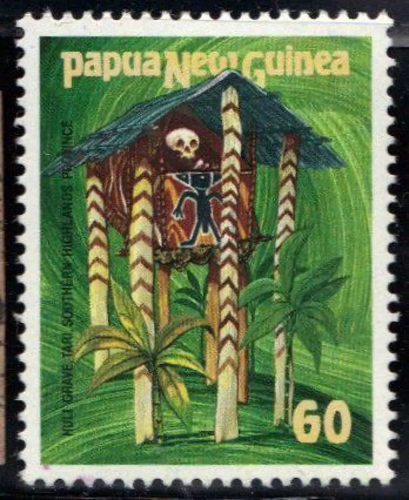 1985 Ceremonial Structures Trial stamps in MUH set ... Image 1++