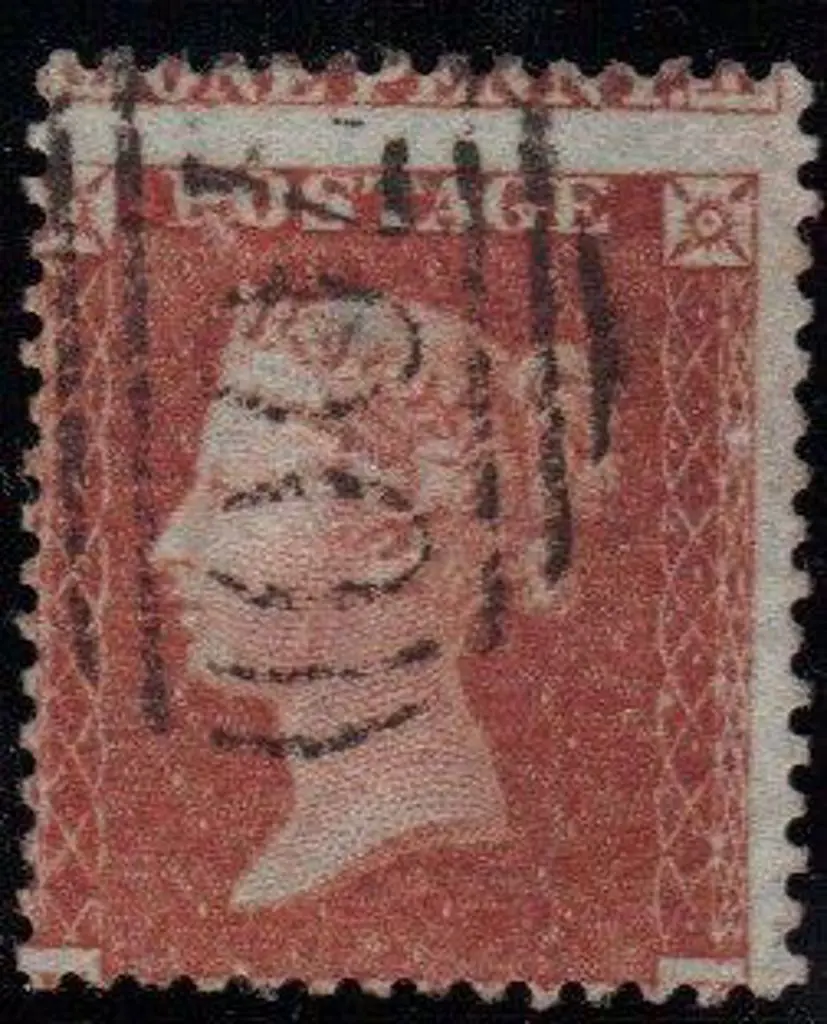 1855 1d red-brown with inverted wmk. F/U. Centred ... Image 1++