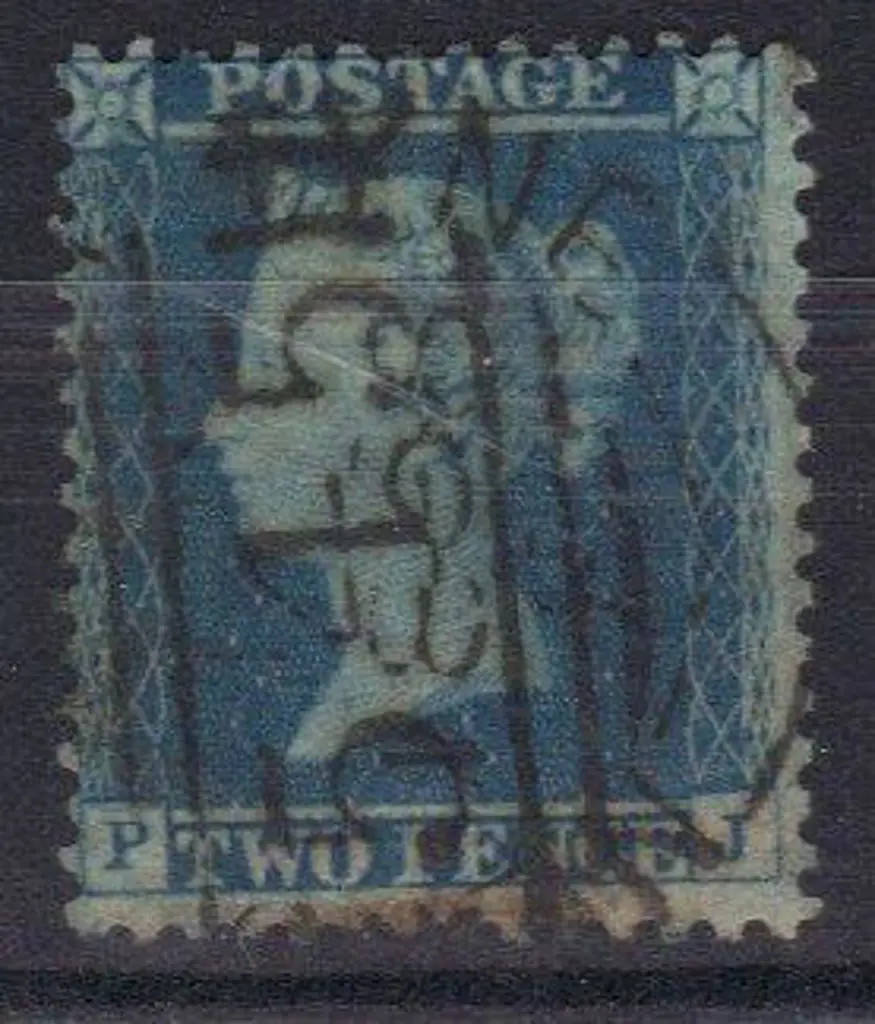 1854/57 2d blue, wmk small crown, perf 14. Off ... Image 1++