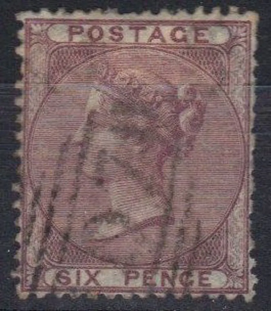 1856 6d deep lilac lightly used. Well centred but ... Image 1++