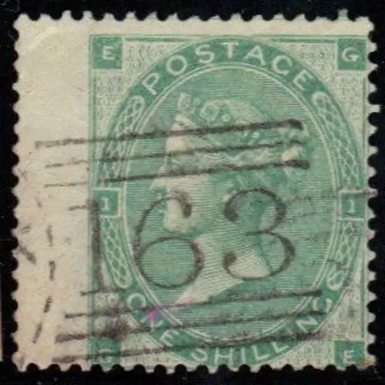 1862/64 "small uncoloured corner letters" wing ...