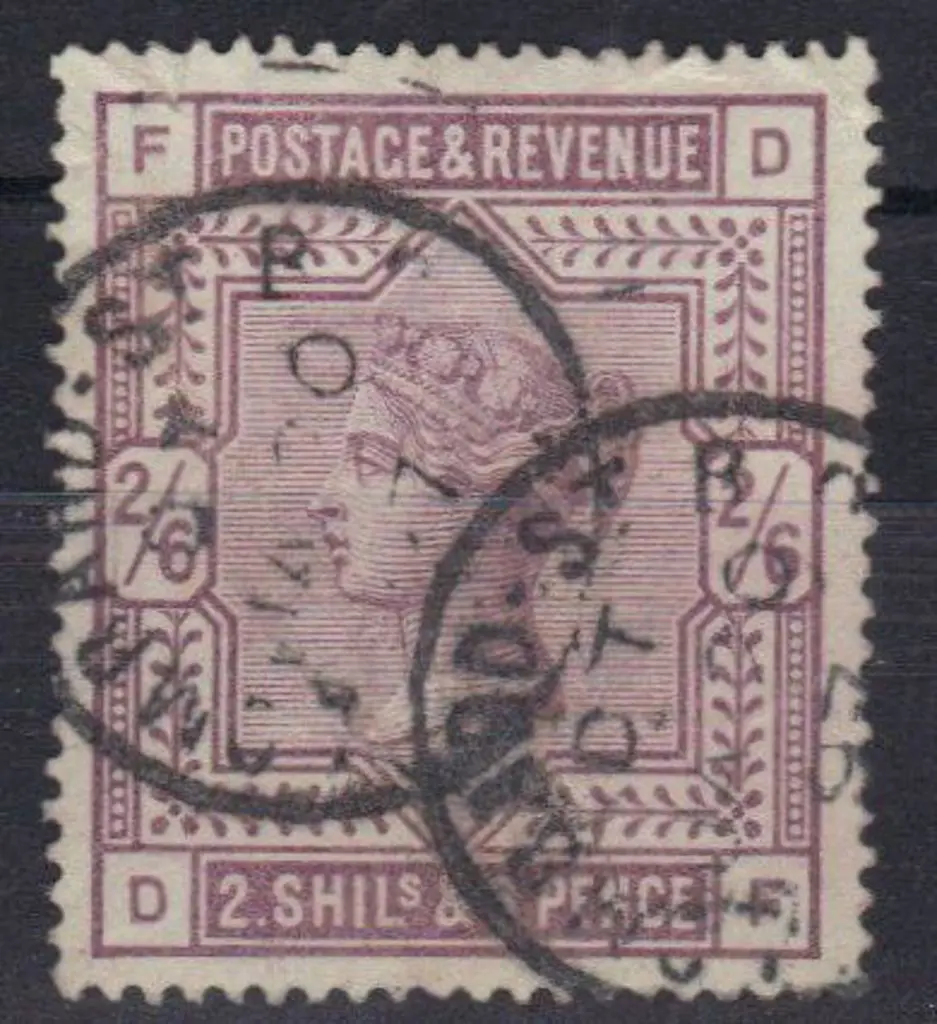 1883 2/6d lilac on white paper. Good used with two ... Image 1++