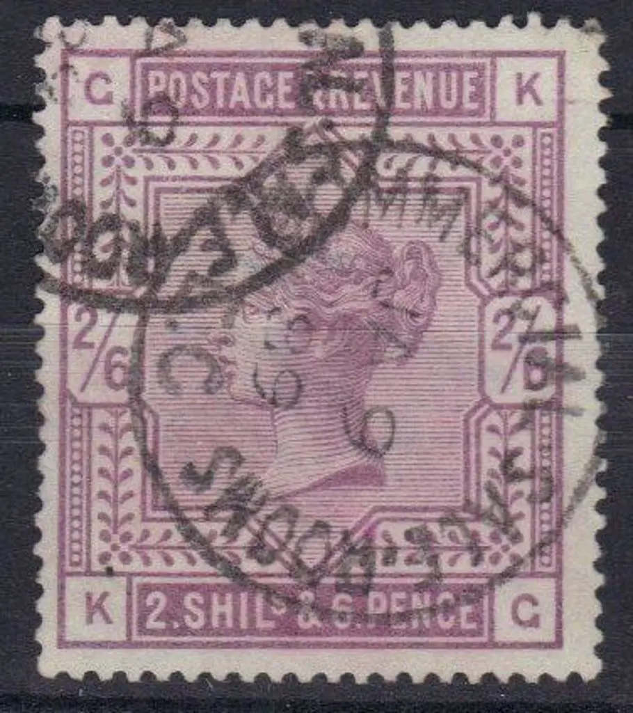 1883 2/6d lilac on white paper with bold ... Image 1++