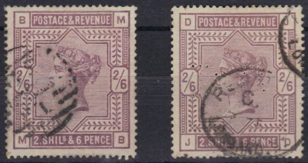 1883 2/6d lilac on white paper. Lightly used ... Image 1++