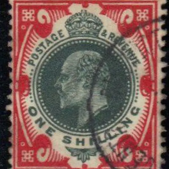 1902/10 KEVII to 1/- with shades of ½d, 2d, 3d, ...
