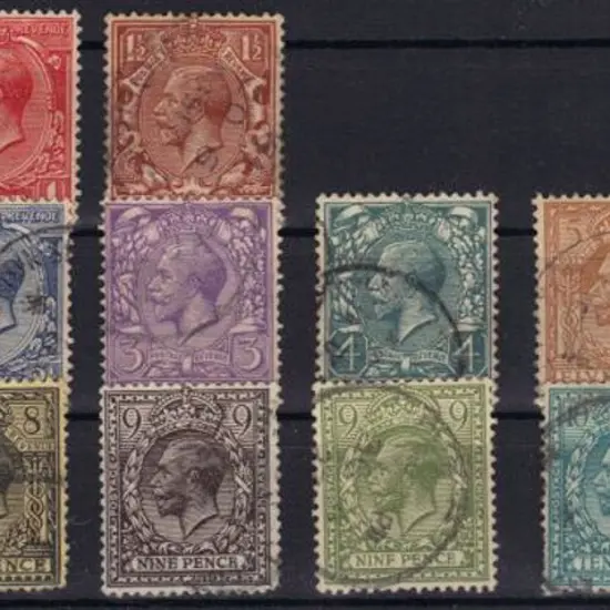1912/24 KGV simple cypher set of 15 used. Cond. ...