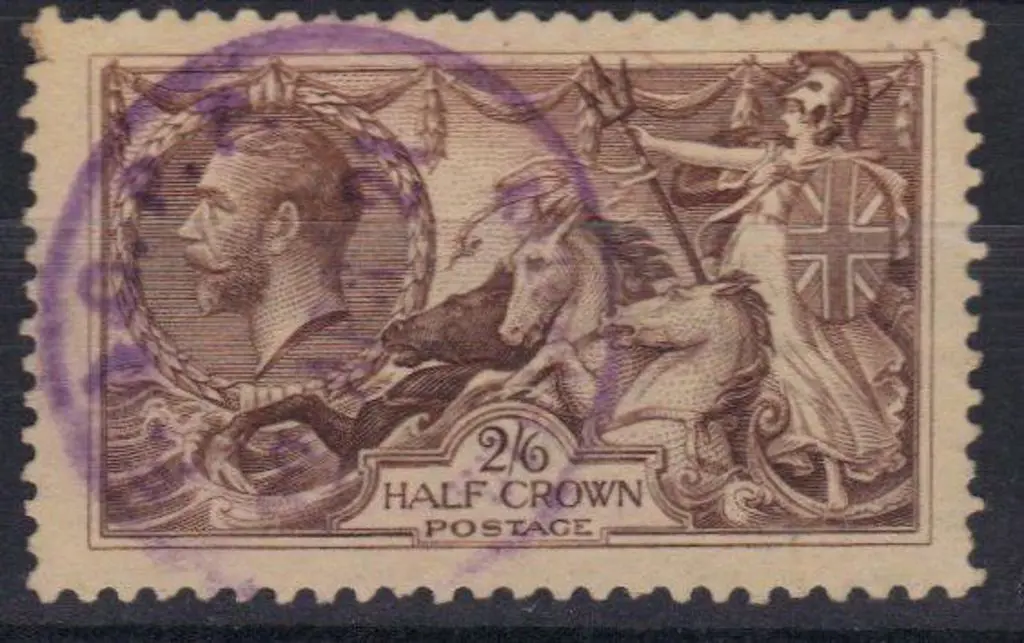 1918/19 2/6d chocolate brown, Bradbury Wilkinson, ... Image 1++