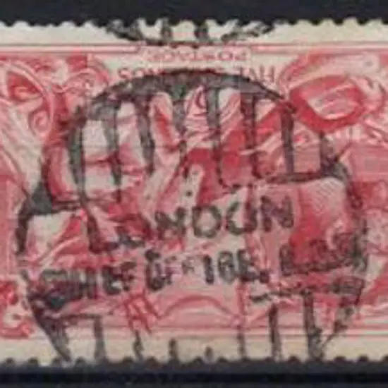1918/19 2/6d olive brown, 5/- rose red & 10/- grey ...