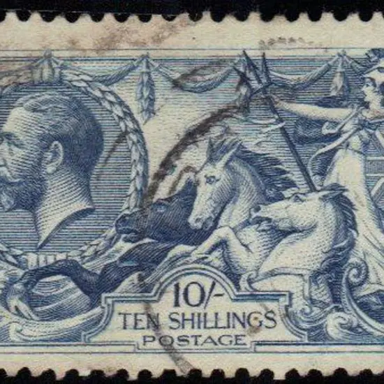 1918/19 Bradbury Wilkinson Seahorses set of 3 F/U. ...