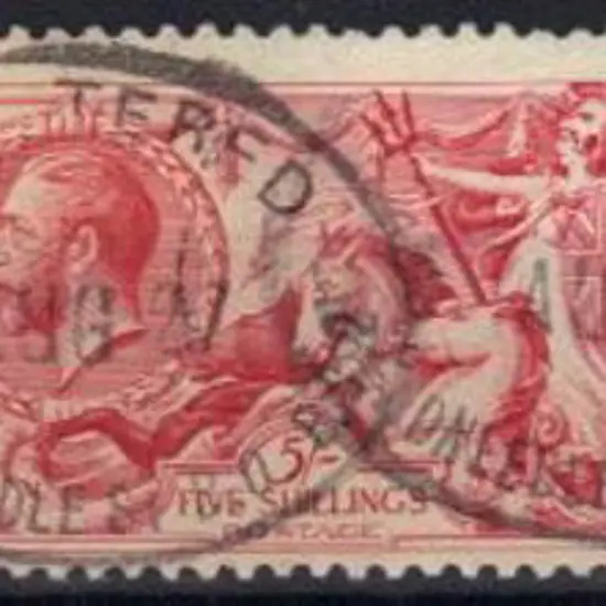 1934 2/6d & 10/- re-engraved Seahorses plus ...