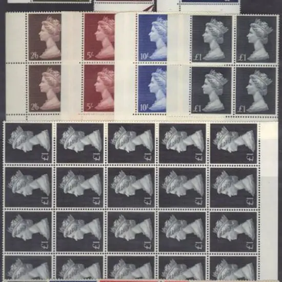 1959 Castles set of 4 x 2 & 1969 QEII High Vals in ...