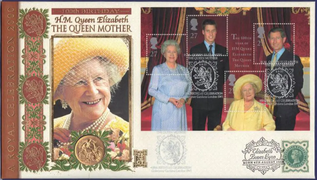 2000 (4th August) Queen Mother Centenary Benham ... Image 1++