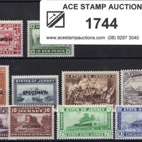 1950's Revenue pictorals fiscal set of 10 to £50 ...