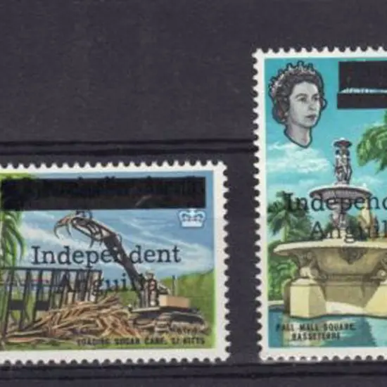 Anguilla 1967 ½¢, 1¢, 2¢ & 3¢ "Independent ...