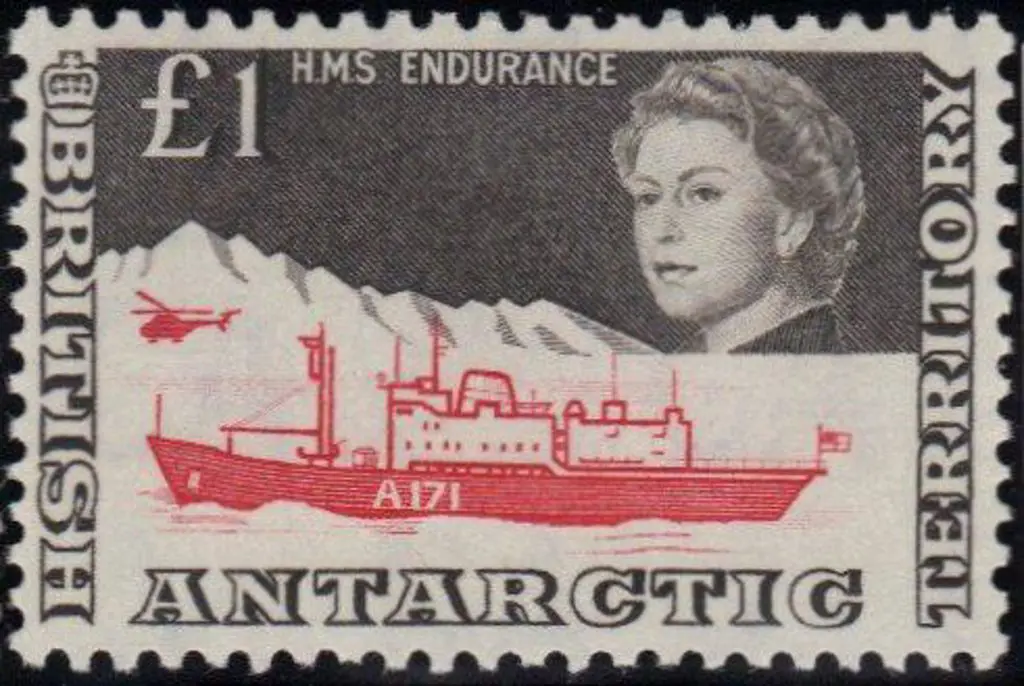 British Antarctic Territory 1963/69 QEII defins ... Image 1++
