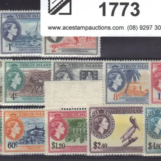 British Honduras 1962 1c to 50c Birds in MUH ...