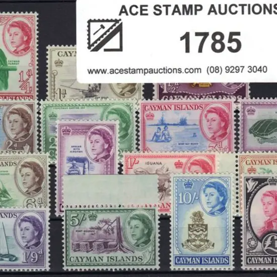 Cayman Island 1962 QEII pictorials set of 15 to ...