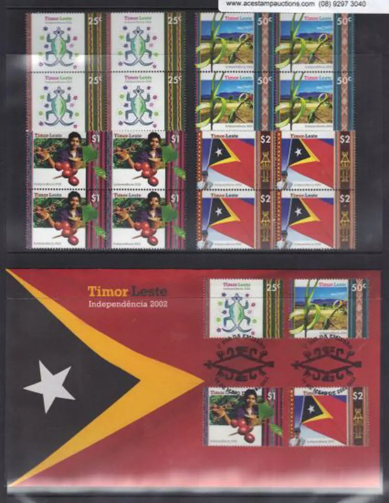 East Timor 2002 (20th Dec) Independence set of 4 ... Image 1++