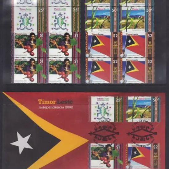 East Timor 2002 (20th Dec) Independence set of 4 ...