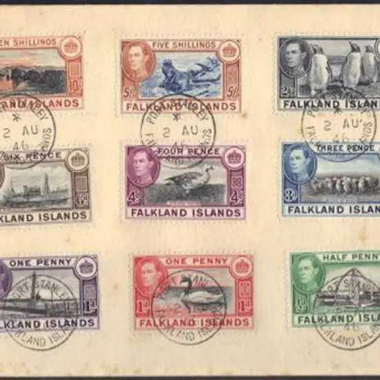 Falkland Islands  1946 (2nd Aug) KGVI pictorials ...