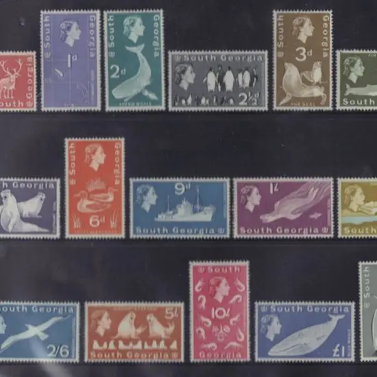 Falkland Is Deps - South Georgia 1963/69 QEII ...