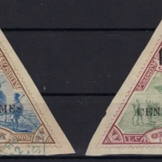French Somali Coast 1902 5 & 10 CENTIMES ...