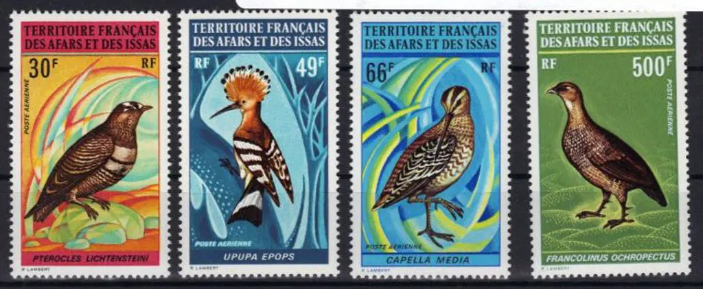 French Territory of the Afars and the Issas Birds ... Image 1++