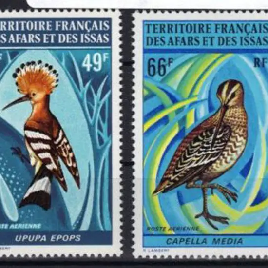 French Territory of the Afars and the Issas Birds ...