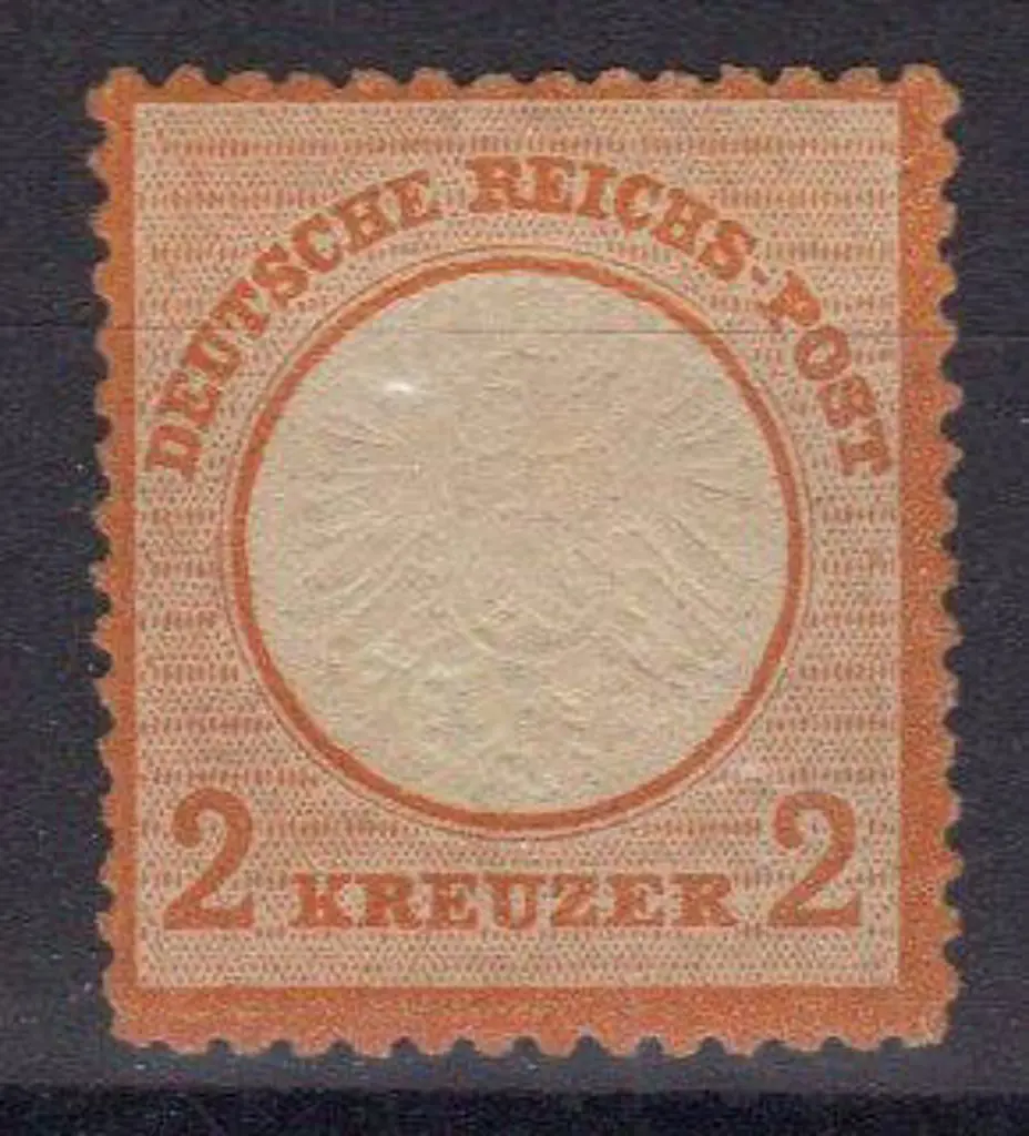Germany 1872 2k orange "Large Shield". Fine MLH. ... Image 1++