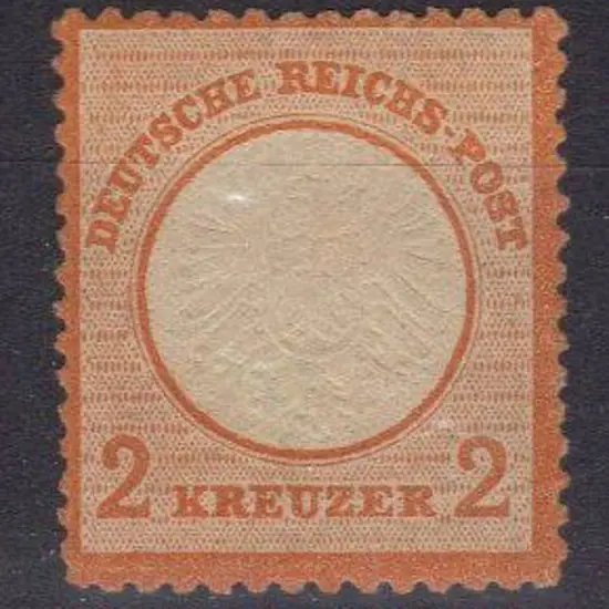 Germany 1872 2k orange "Large Shield". Fine MLH. ...