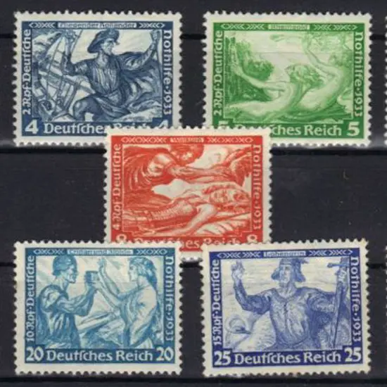 Germany 1933 Wagner Operas set of 9 MLH lightly ...