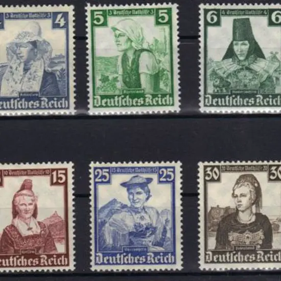 Germany 1935 Welfare Fund Costumes MUH. SG 585/94 ...