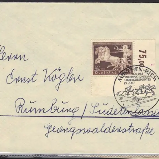 Germany 1940 "Brown Ribbon" & 1941 "Hamburg Derby" ...