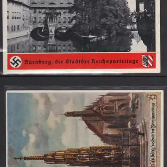 Germany - Third Reich 1938 6pf + 19pf green on ...