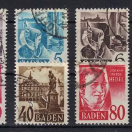 Germany-Baden 1948 Currency Reform (no "pf") set ...