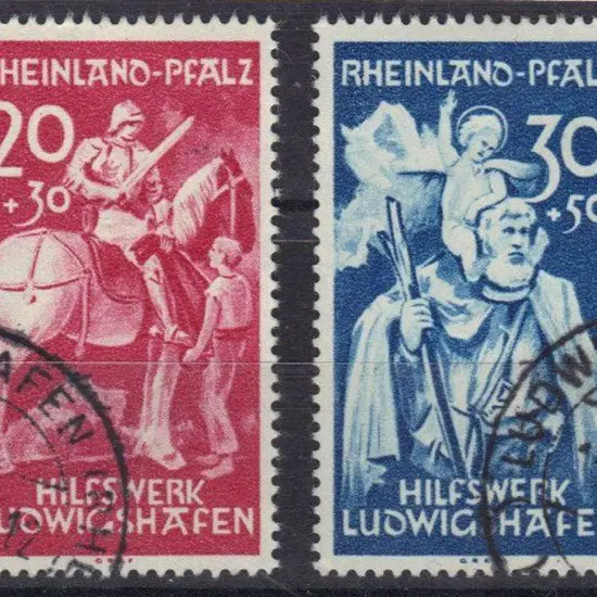 Germany-Rheinland-Pfalz 1948 Ludwigshafen Relief ...